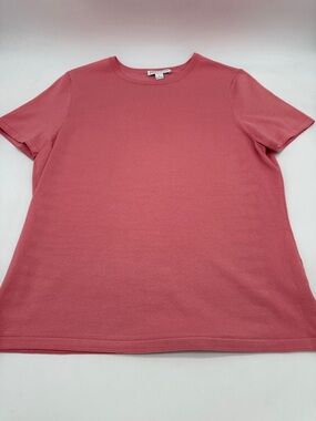 Pendleton Silk Blend Pink Women's Tee Short Sleeve Large